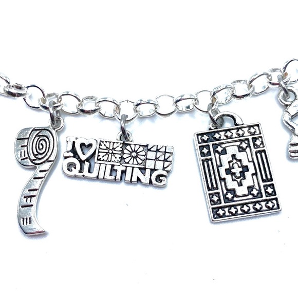 Quilting Charm Bracelet - Picture 3 of 8